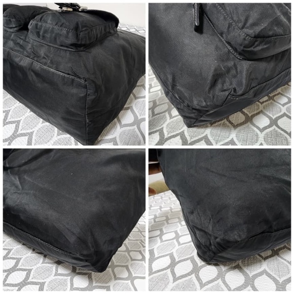 Authentic Prada Tessuto Pockets Tote Bag Black - Picture 7 of 12